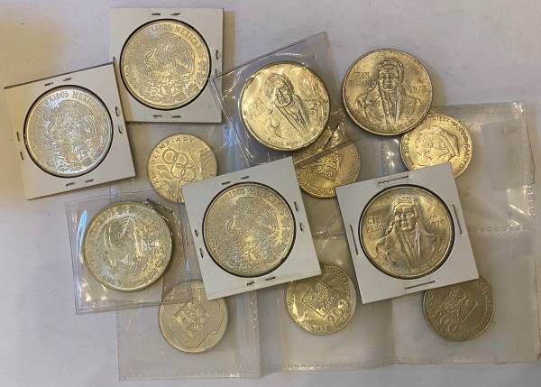 Foreign silver coins 1