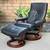 Authentic Ekornes Stressless Leather Recliner Lounge Chair & Ottoman 1 thumbnail