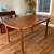 Mid-Modern Solid Teak Dining Table 2 thumbnail