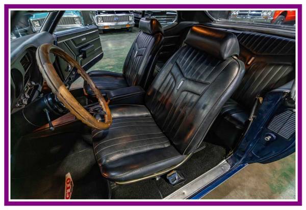 1969 Pontiac GTO / Números coincidentes 400 / Automático / Aire acondicionado - $44,50063485922576515122
