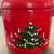ANTIQUE CHRISTMAS TREE COOkIE JAR & 11 MATCHING CUPS 2 thumbnail