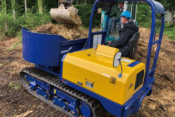 Canycom S-300 Site Dumper on tracks. 1