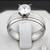 Women’s CZ Diamond Engagement Ring High Quality Silver Platinum Finish 11 thumbnail