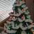 Atlantic Mold Green Ceramic Christmas Tree Flocked Musical Silent Nigh 17 thumbnail