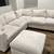 New  99x99 sectional couch worh ottoman 1 thumbnail