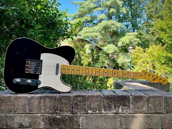 Nash Guitars TC-63 ('63 Tele Custom) Black Double Bound - musical