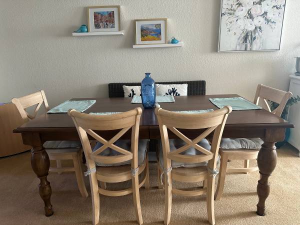 Dining Table and Four Chairs 1