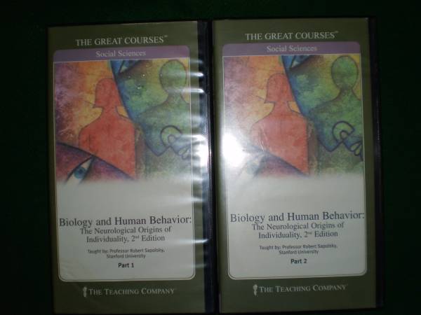The Great Courses - Biology and Human Behavior, Parts 1 & 2, 4 DVDs 1