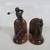 Golfer & Caddie Bronze Tone Epoxy/Resin Cast Vintage Bookends 4 thumbnail