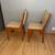 2 Teak D-scan Dining Chairs Denmark mid century furniture Mcm 6 thumbnail