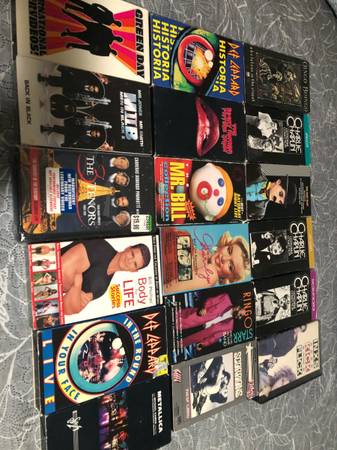 18 VHS Tapes In Good Condition 1