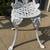Vintage Victorian Style White Cast Iron Fancy Garden Chair 4 thumbnail