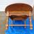 Decorative Solid Oak Oval Coffee Table With Lower Shelf; 6 thumbnail
