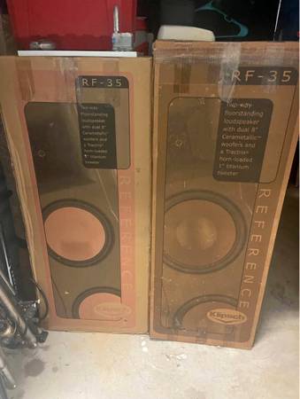 Klipsch RF 35 Speakers & Denon DCM 460 & AVR 2601 Electronics 1