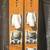 Rare 1967 White Bear Water Ski Co wooden concave water skis-display 1 thumbnail