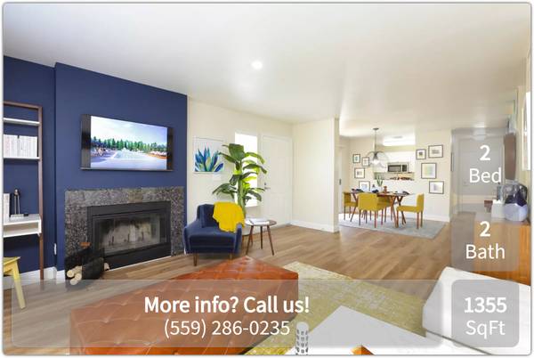 $2,345 / 2br - 1355ft2 - Stop by today at the 2 bed / 2 bath of your dreams! 1355 Sq Ft! (Fresno - Fresno)63798510014595120