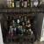 Hardcarved antique wooden bar cart 2 thumbnail