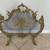 Vintage Brass French Rococo Ornate Etched Cherubs Fireplace Screen Spa 1 thumbnail
