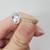 18k White Gold Halo Engagement Ring .31 TCW - discontinued 5 thumbnail