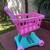 Baby doll or small pet stroller carrier Pram / Vintage Wood high chair 17 thumbnail