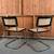 Vintage Mid Century Modern Black Cane Cesca Cantilever Set of 2 Dining Chairs 5 thumbnail
