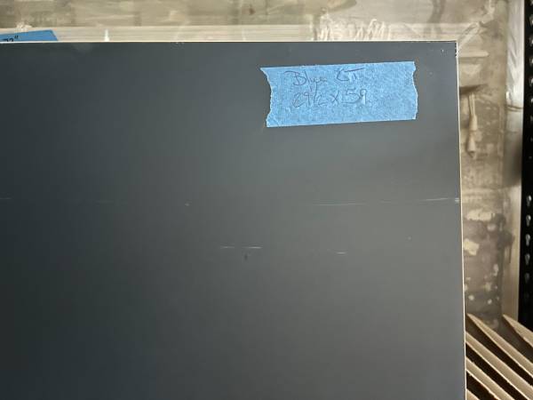Lightly Used IKEA Blue Laminate w/Wood Sides Table Top 59"x29.5" 1