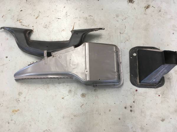 1957 Chevy heater defrost duct housing 1
