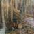 Large Framed, Signed Antique Watercolor Painting 3 thumbnail