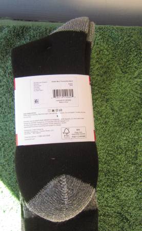 3 pares (3) Kodiak Thermal Wool Blend Crew Socks, paquete de 3, talla para hombre - $18 (Barnegat)63440245622017122