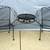 Woodard Patio wrought iron TETE A TETE antique 2 seater table gossip 2 thumbnail