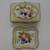 Small French Porcelain Dresser Box & Matching Pin Tray 1 thumbnail