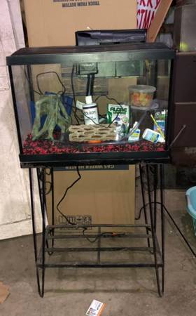 Fish tank & stand 1