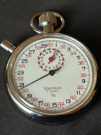 VINTAGE WAKMANN SWISS STOPWATCH/POCKET WATCH 1