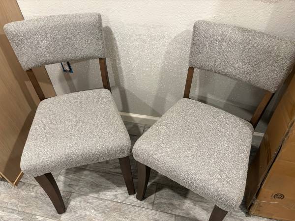 2 Upholstered Side Chairs 1