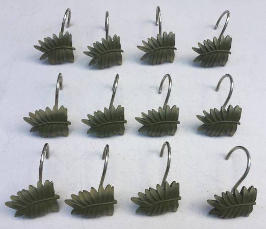 Palm Shower Hooks - set of 12 1