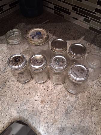 Mason Jars with Lid 2 sizes 1