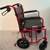 Red Large Transport Wheelchair 2 thumbnail