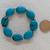 Faux Turquoise Stretch Bracelet 3 thumbnail