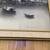 VTG large framed original oil painting Chinese junk boats signed 2 thumbnail
