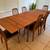Vintage mid century expanding table. Chairs not for sale 1 thumbnail