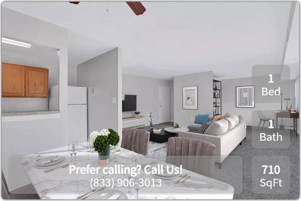 $1,326 / 1br - 710ft2 - ¡Hermoso departamento de 1 habitación / 1 baño, 710 pies cuadrados en una ubicación privilegiada! (Fort Washington)63822292533121121