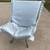 Howard Elliott Accent Scroll Puff Chair Frame Titanium Avanti Metallic Silver Co 1 thumbnail