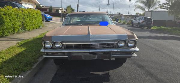 Chevy Impala 1965, 4 puertas sin pilar central, 1 propietario, 50 mil millas originales - $6.500 (hayward / castro valley)63477610245505121