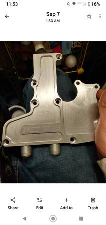 Billet aluminum breather 1