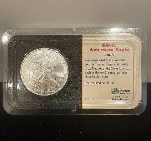2006 US Mint American Silver Eagle Coin 1