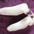 Porcelain 2.5 inch long Ballet shoes on ribbon 6 thumbnail