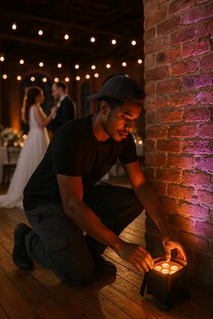 Event Lighting Setup – Must Have Car (NYC) 1