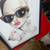 Modern Box Style Frame Picture painting (Lady Big Red Lips) Wall Art 9 thumbnail