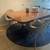 GORGEOUS!! MINT 1960s Wooden Convertible Dining Table!! On Wheels. 1 thumbnail