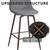 BLACK FRIDAY SALE! Homy Casa·Charlton 26"Counter Bar Stools 2PC Grey 7 thumbnail